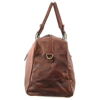 Overnight Bag Chocolate / Leather PC 3139 CHO Pierre Cardin Rustic Leather Business/Overnight Bag in Chocolate