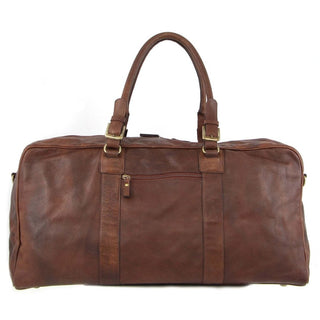 Overnight Bag Chocolate / Leather PC 3139 CHO Pierre Cardin Rustic Leather Business/Overnight Bag in Chocolate