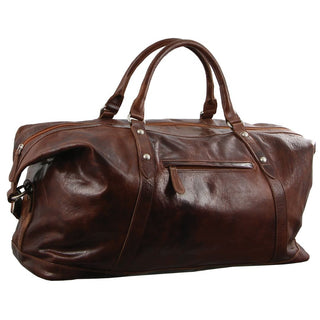 Overnight Bag Cognac / Leather PC 2824 COGN Pierre Cardin Rustic Leather Business/Overnight Bag in Cognac