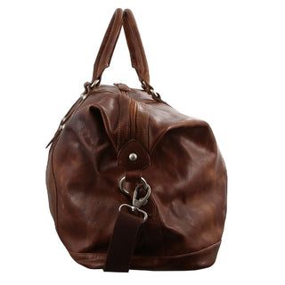 Overnight Bag Cognac / Leather PC 2824 COGN Pierre Cardin Rustic Leather Business/Overnight Bag in Cognac