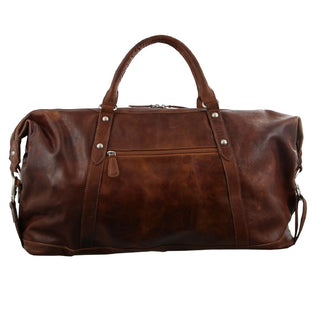 Overnight Bag Cognac / Leather PC 2824 COGN Pierre Cardin Rustic Leather Business/Overnight Bag in Cognac