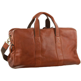 Overnight Bag Cognac / Leather PC 2825 COGN Pierre Cardin Rustic Leather Business/Overnight Bag in Cognac