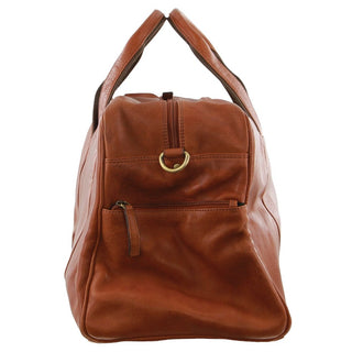 Overnight Bag Cognac / Leather PC 2825 COGN Pierre Cardin Rustic Leather Business/Overnight Bag in Cognac