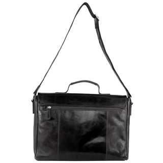 Laptop & Business bags Black / Leather PC 2801 BLK Pierre Cardin Rustic Leather Computer Bag in Black