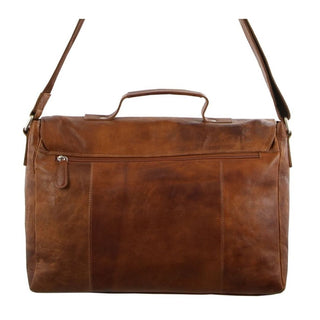 Laptop & Business bags Cognac / Leather PC 2801 COGN Pierre Cardin Rustic Leather Computer Bag in Cognac