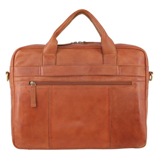 Laptop & Business bags Cognac / Leather PC 2807 COGN Pierre Cardin Rustic Leather Computer Bag in Cognac