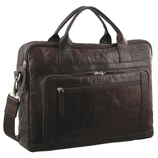 Laptop & Business bags Brown / Leather PC 2797 BRN Pierre Cardin Rustic Leather Computer/Business Bag in Brown