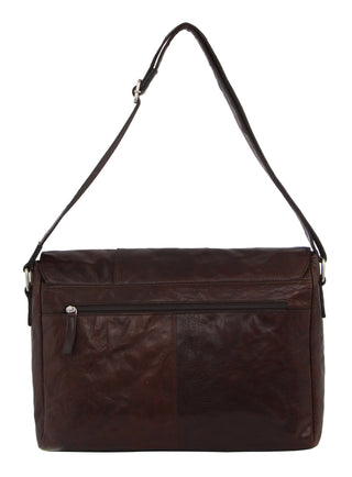 Laptop & Business bags Brown / Leather PC 2798 BRN Pierre Cardin Rustic Leather Computer/Messenger Bag in Brown