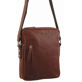 Tablet Bag Chestnut / Leather PC 2794 CHES Pierre Cardin Rustic Leather iPad Bag in Chestnut