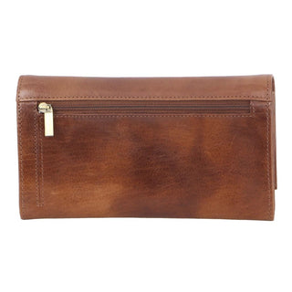 Leather Wallet Cognac / Leather PC 8785 COGN Pierre Cardin Rustic Leather Ladies Wallet in Cognac