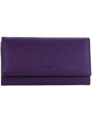 Leather Wallet Purple / Leather PC 8785 PRPL Pierre Cardin Rustic Leather Ladies Wallet in Purple