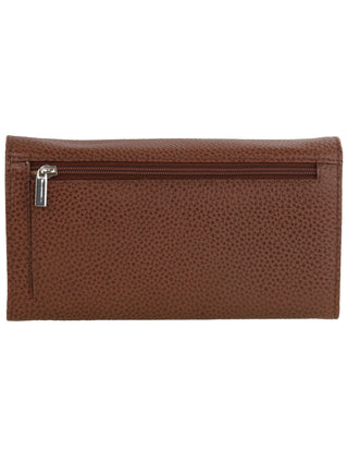 BI-Fold Wallet Tan / Leather PC 8785 TAN Pierre Cardin Rustic Leather Ladies Wallet in Tan