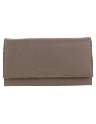 BI-Fold Wallet Taupe / Leather PC 8785 TAUP Pierre Cardin Rustic Leather Ladies Wallet in Taupe
