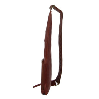 Sling Bag Chestnut / Leather PC 3229 CHEST Pierre Cardin Rustic Leather Sling Bag in Chestnut