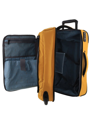 Soft Shell Luggage Yellow / Soft Luggage PC 3940 YELL Pierre Cardin Soft-shell 3-Piece Trolley Set in Yellow in Yellow