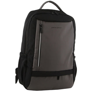 Backpack Dark Grey / Polyester PC 3853 DGREY Pierre Cardin Travel & Business Backpack with Built-in USB Port in Dark Grey