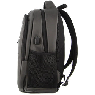 Backpack Grey / Nylon PC 3627 DGREY Pierre Cardin Travel & Business Backpack with Built-in USB Port in Grey