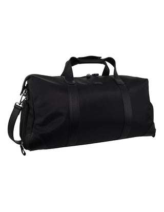 Overnight Bag Black / Nylon PC 4018 BLK Pierre Cardin Unisex Nylon Adventurous Overnight Bag in Black