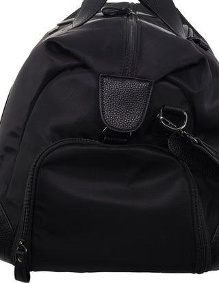 Overnight Bag Black / Nylon PC 4018 BLK Pierre Cardin Unisex Nylon Adventurous Overnight Bag in Black