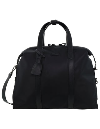 Overnight Bag Black / Nylon PC 4017 BLK Pierre Cardin Unisex Nylon Travel Overnight Bag in Black