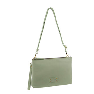 Crossbody bag Jade / Leather PC 3329 JADE Pierre Cardin Vintage Leather Multiway Crossbody Bag/Clutch in Jade