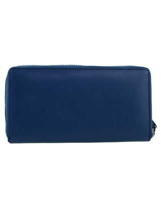 Zip-Around Wallet Navy / Leather PC 3745 NAVY Pierre Cardin Women's Leather Zip around wallet w/ Wristlet in Navy