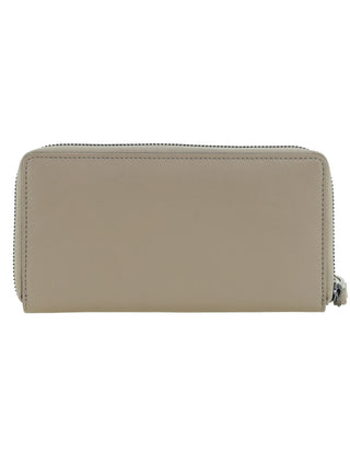 Zip-Around Wallet Taupe / Leather PC 3745 TAUP Pierre Cardin Women's Leather Zip around wallet w/ Wristlet in Taupe