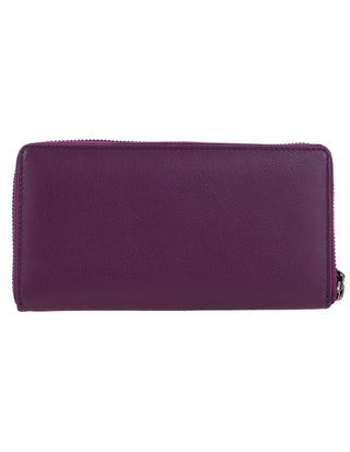 Zip-Around Wallet Wine / Leather PC 3745 WINE Pierre Cardin Women's Leather Zip around wallet w/ Wristlet in Wine