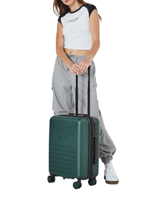 Hard Shell Luggage Forest Green / Polycarbonate (PC) RB 02LC F.GREEN Reebok Adventure Hard Shell Large and Cabin Bundle 2-Piece Set
