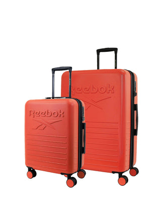 Hard Shell Luggage Orange / Polycarbonate (PC) RB 02LC ORANGE Reebok Adventure Hard Shell Large and Cabin Bundle 2-Piece Set