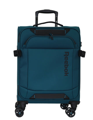 Soft Shell Luggage Teal / Carry-On (Small) / Soft Luggage RB 04C TEAL Reebok Pro 54cm CABIN Leather Film Soft Shell Case in Teal
