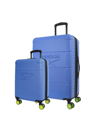 Hard Shell Luggage Blue / Polycarbonate (PC) RB 03MC BLUE Reebok Wanderer Blue Hard Shell Medium and Cabin Bundle 2-Piece Set