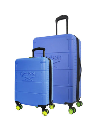 Hard Shell Luggage Blue / Polycarbonate (PC) RB 03LC BLUE Reebok Wanderer Hard Shell Large and Cabin Bundle 2-Piece Set