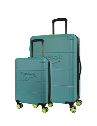 Hard Shell Luggage Turquoise / Polycarbonate (PC) RB 03LC TURQ Reebok Wanderer Turquoise Hard Shell Large and Cabin Bundle 2-Piece Set