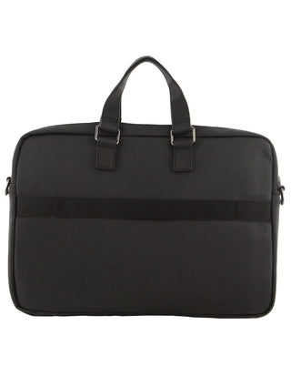 Police Men's Wings 17-Inch Laptop Bag in Black