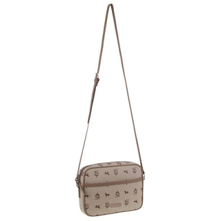 Crossbody bag Beige / Canvas Print/Leather Trim PC 3849 BEIGE Pierre Cardin Canvas/Leather Trim Square Crossbody Bag in Beige