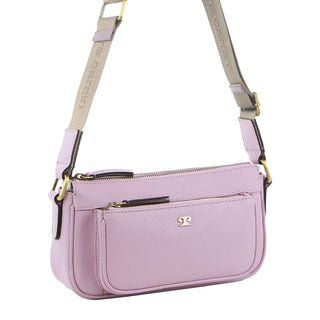 Crossbody Bag Pink / Leather PC 3801 PINK Pierre Cardin Ladies Leather Cross Body Bag in Pink