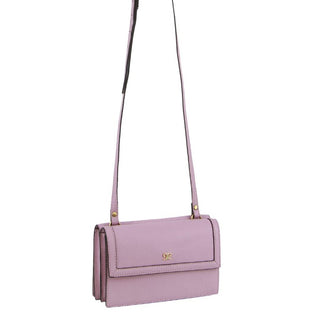 Crossbody Bag Pink / Leather PC 3809 PINK Pierre Cardin Ladies Leather Flap Over Cross Body Bag in Pink