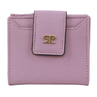 Leather Wallet Rose / Leather PC 3862 ROSE Pierre Cardin Ladies Leather Flip-over Bi-fold Wallet in Rose