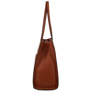 Handbag/Tote Bag Cognac / Leather PC 3808 COGN Pierre Cardin Ladies Leather Tote Bag in Cognac