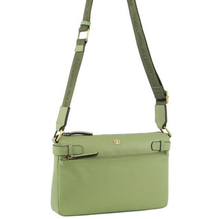 Crossbody bag Jade / Leather PC 3799 JADE Pierre Cardin Ladies Leather Webbing Strap Handbag in Jade