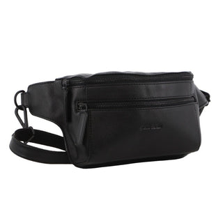 Sling Bag Black / Leather PC 3896 BLK Pierre Cardin Leather 3-Way Sling Bag in Black