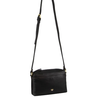 Crossbody bag Black / Leather PC 3769 BLK Pierre Cardin Leather Casual Crossbody Bag in Black