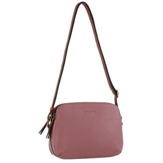 Crossbody bag Rose / Leather PC 3670 ROSE Pierre Cardin Leather Classic Crossbody Bag in Rose