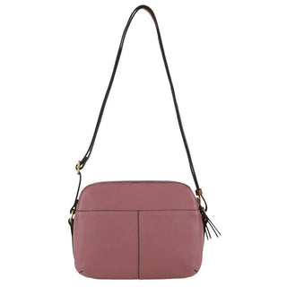 Crossbody bag Rose / Leather PC 3670 ROSE Pierre Cardin Leather Classic Crossbody Bag in Rose