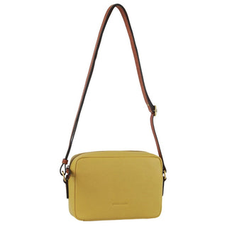 Crossbody bag Zinc Yellow / Leather PC 3671 ZINC YELL Pierre Cardin Leather Classic Square Crossbody Bag in Zinc Yellow