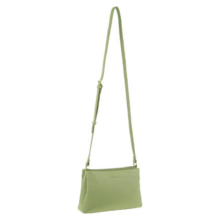 Crossbody bag Jade / Leather PC 3657 JADE Pierre Cardin Leather Crossbody Bag in Jade