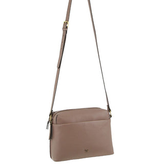 Crossbody bag Taupe / Leather PC 3768 TAU Pierre Cardin Leather Crossbody Bag in Taupe