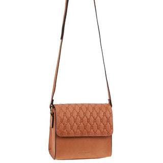 Crossbody Bag Apricot / Leather PC 3794 APT Pierre Cardin Leather Diamond Embossed Cross Body Bag in Apricot