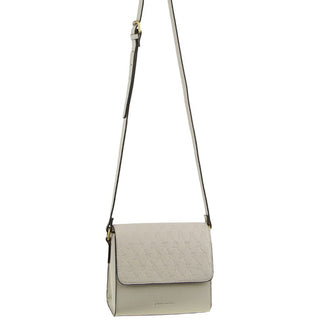 Crossbody Bag Bone / Leather PC 3794 BONE Pierre Cardin Leather Diamond Embossed Cross Body Bag in Bone